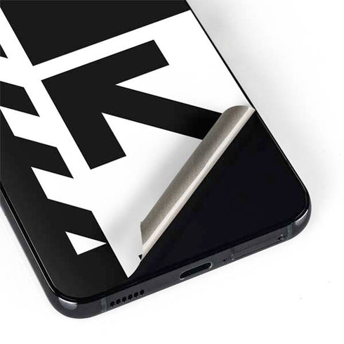 Black and White Geometric Shapes Galaxy S22 Skin